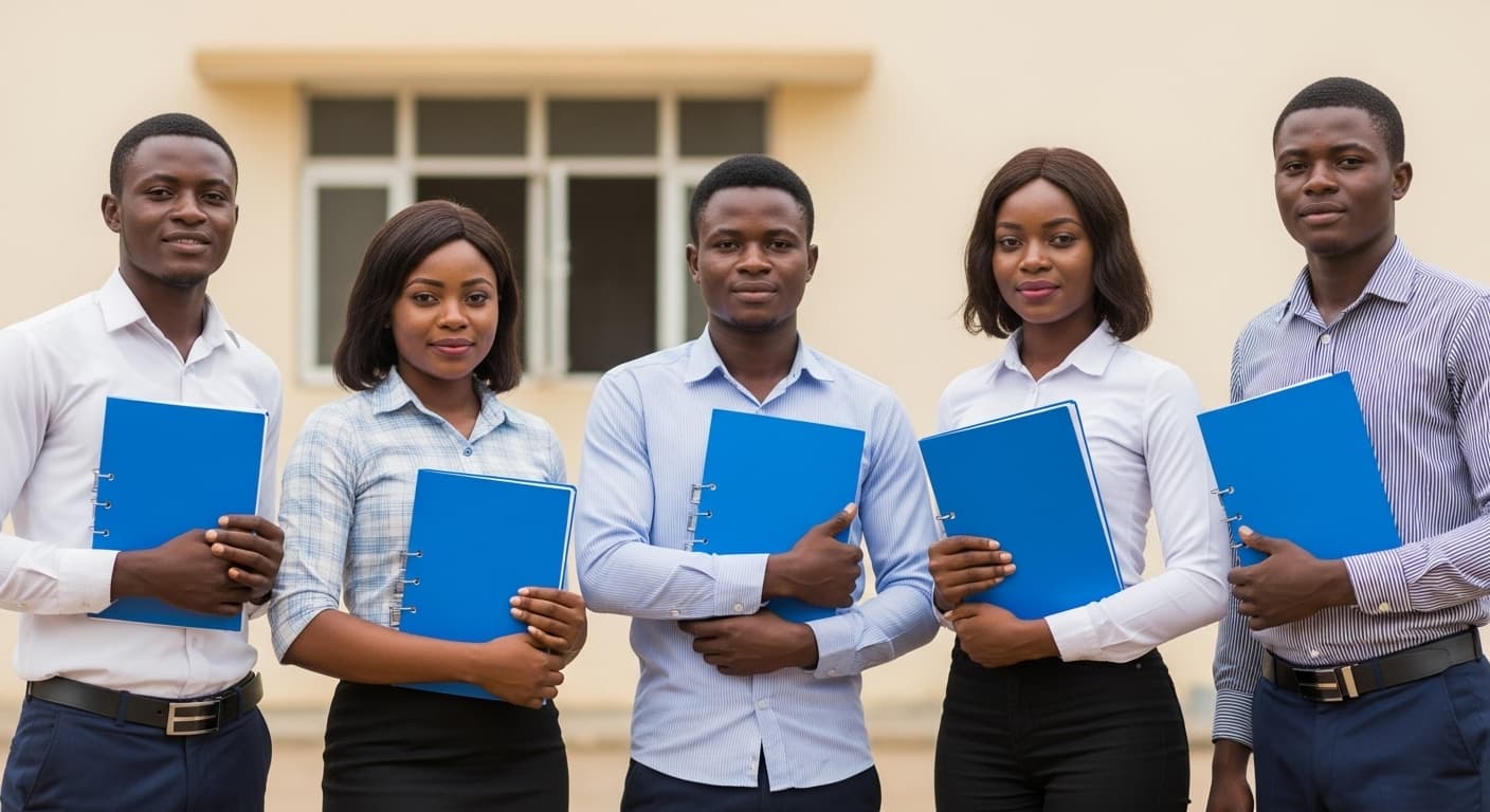 Students collaborating on a project